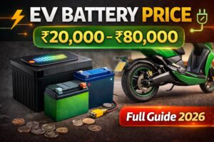 Read more about the article Electric Scooter Battery Price in India – Cost, Life & Buying Guide (2026)