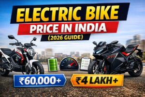 Read more about the article Electric Bike Price in India (2026) – Top Models, Range & Features
